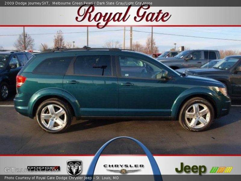 Melbourne Green Pearl / Dark Slate Gray/Light Graystone 2009 Dodge Journey SXT