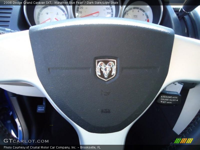 Marathon Blue Pearl / Dark Slate/Light Shale 2008 Dodge Grand Caravan SXT