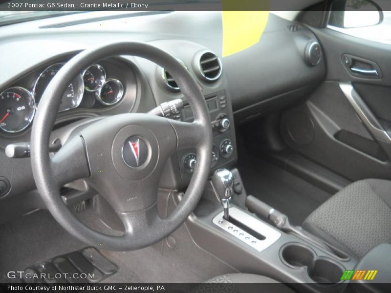 Granite Metallic / Ebony 2007 Pontiac G6 Sedan