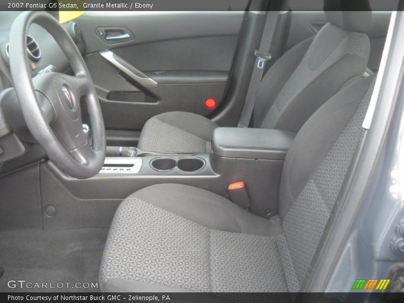 Granite Metallic / Ebony 2007 Pontiac G6 Sedan
