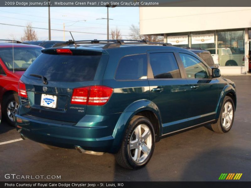 Melbourne Green Pearl / Dark Slate Gray/Light Graystone 2009 Dodge Journey SXT