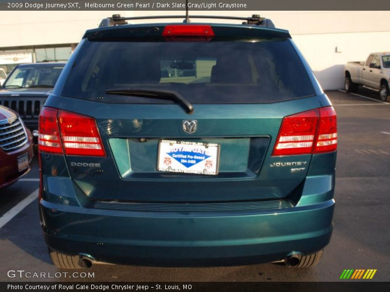 Melbourne Green Pearl / Dark Slate Gray/Light Graystone 2009 Dodge Journey SXT