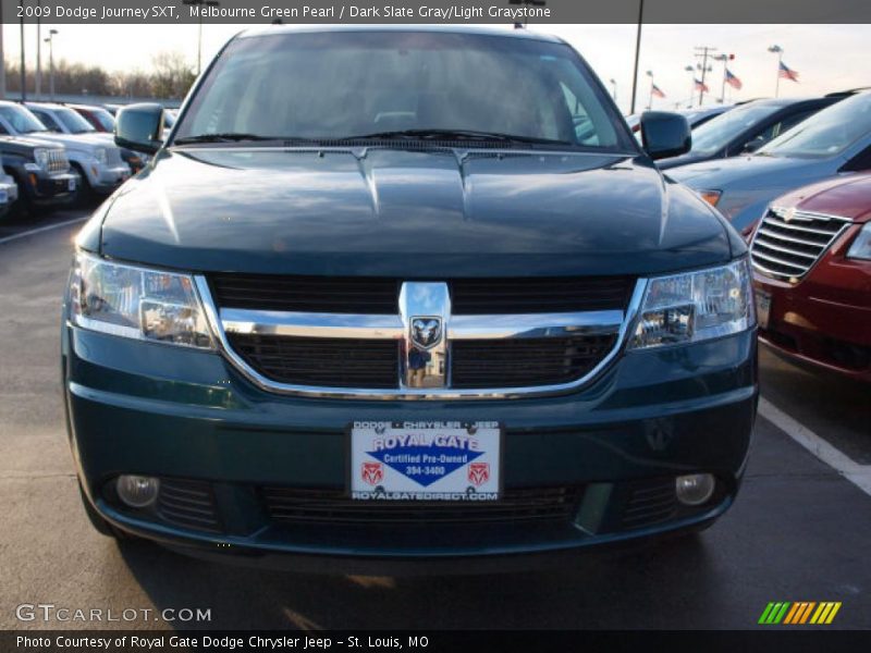 Melbourne Green Pearl / Dark Slate Gray/Light Graystone 2009 Dodge Journey SXT