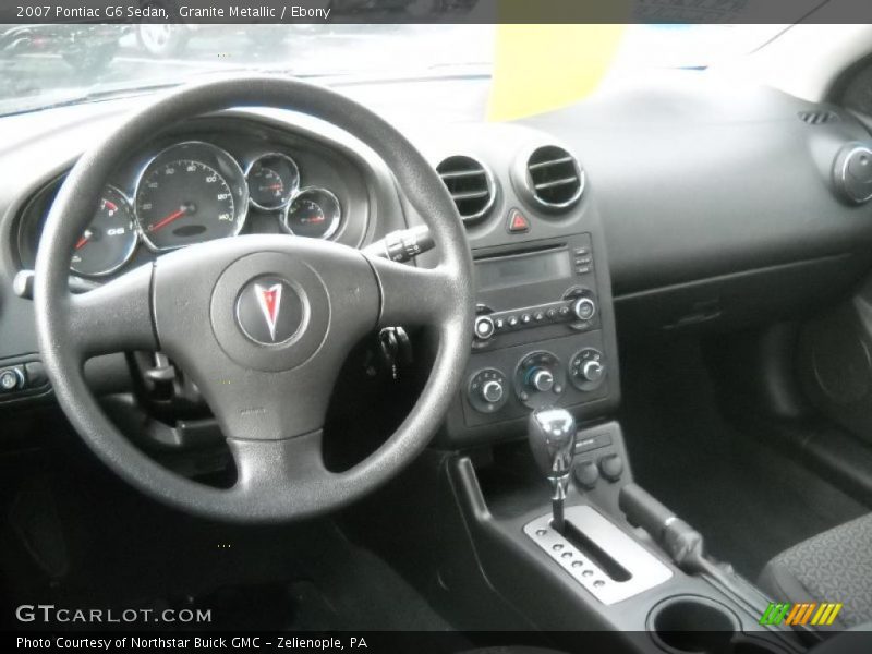 Granite Metallic / Ebony 2007 Pontiac G6 Sedan