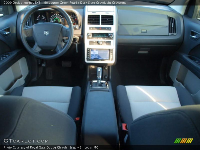 Melbourne Green Pearl / Dark Slate Gray/Light Graystone 2009 Dodge Journey SXT