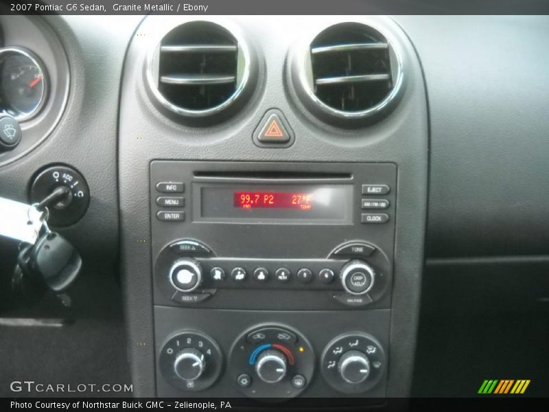 Granite Metallic / Ebony 2007 Pontiac G6 Sedan
