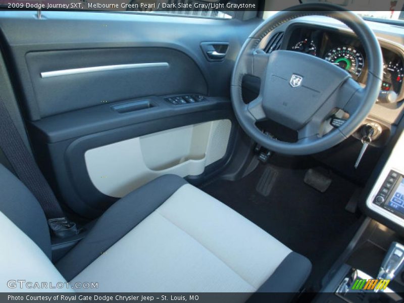 Melbourne Green Pearl / Dark Slate Gray/Light Graystone 2009 Dodge Journey SXT