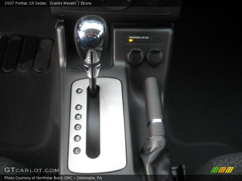 Granite Metallic / Ebony 2007 Pontiac G6 Sedan