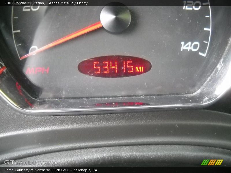 Granite Metallic / Ebony 2007 Pontiac G6 Sedan