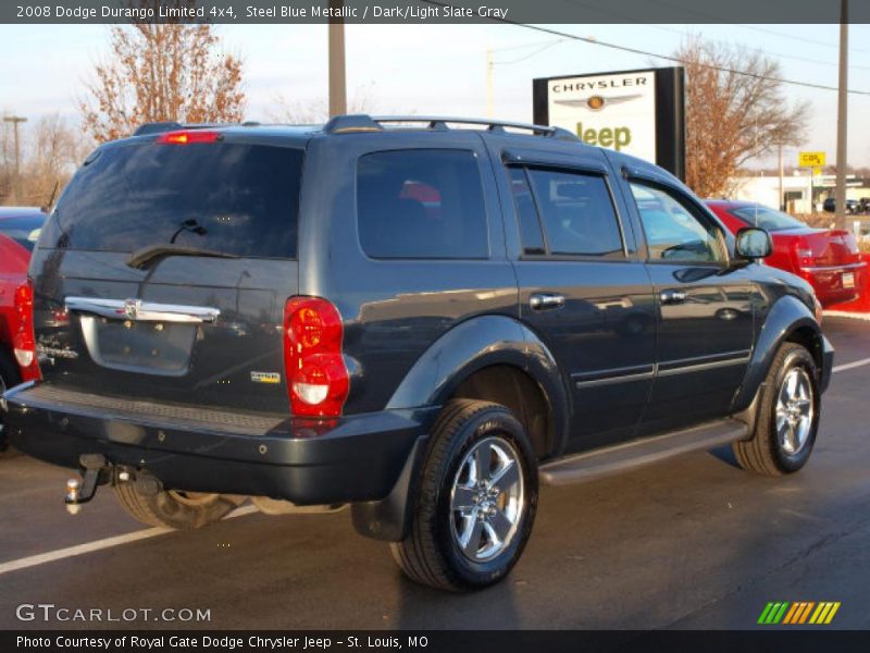 Steel Blue Metallic / Dark/Light Slate Gray 2008 Dodge Durango Limited 4x4