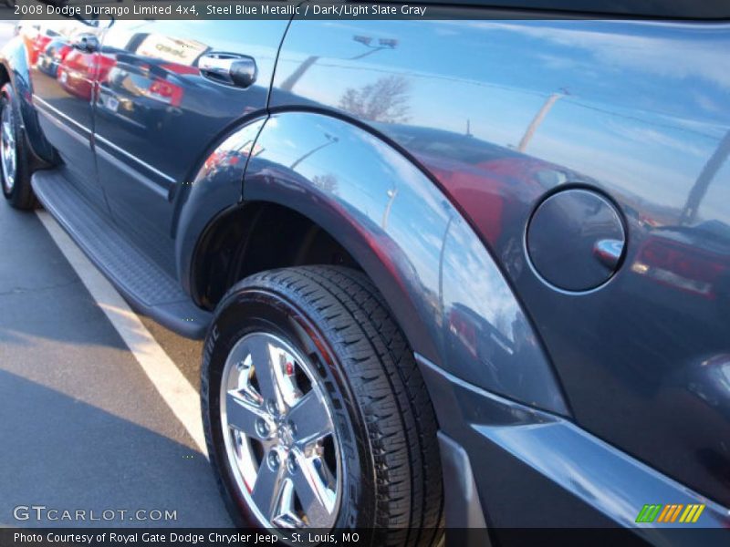 Steel Blue Metallic / Dark/Light Slate Gray 2008 Dodge Durango Limited 4x4