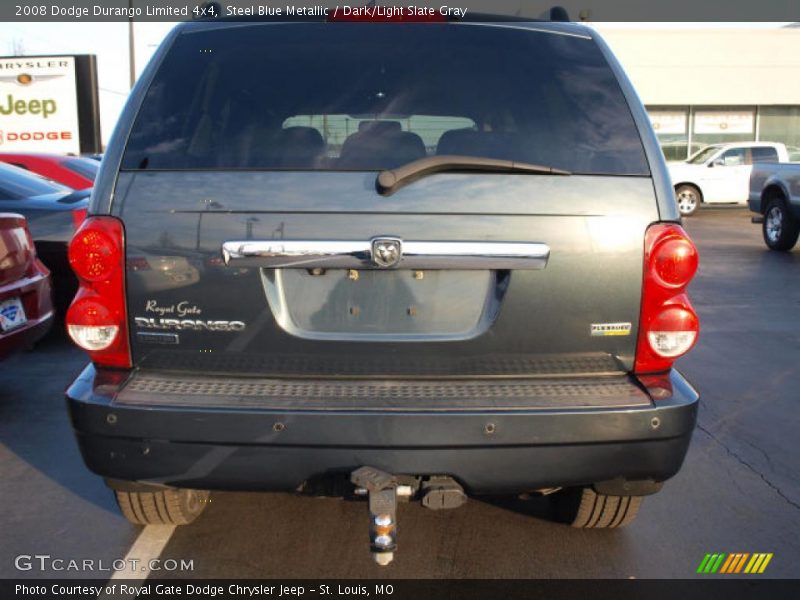 Steel Blue Metallic / Dark/Light Slate Gray 2008 Dodge Durango Limited 4x4