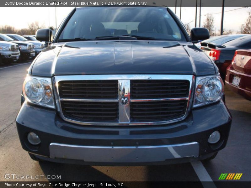 Steel Blue Metallic / Dark/Light Slate Gray 2008 Dodge Durango Limited 4x4