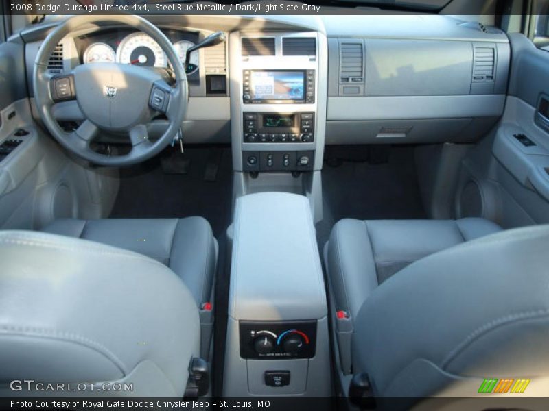 Steel Blue Metallic / Dark/Light Slate Gray 2008 Dodge Durango Limited 4x4