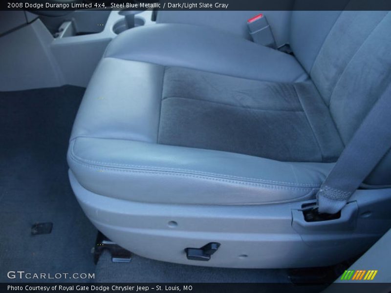 Steel Blue Metallic / Dark/Light Slate Gray 2008 Dodge Durango Limited 4x4