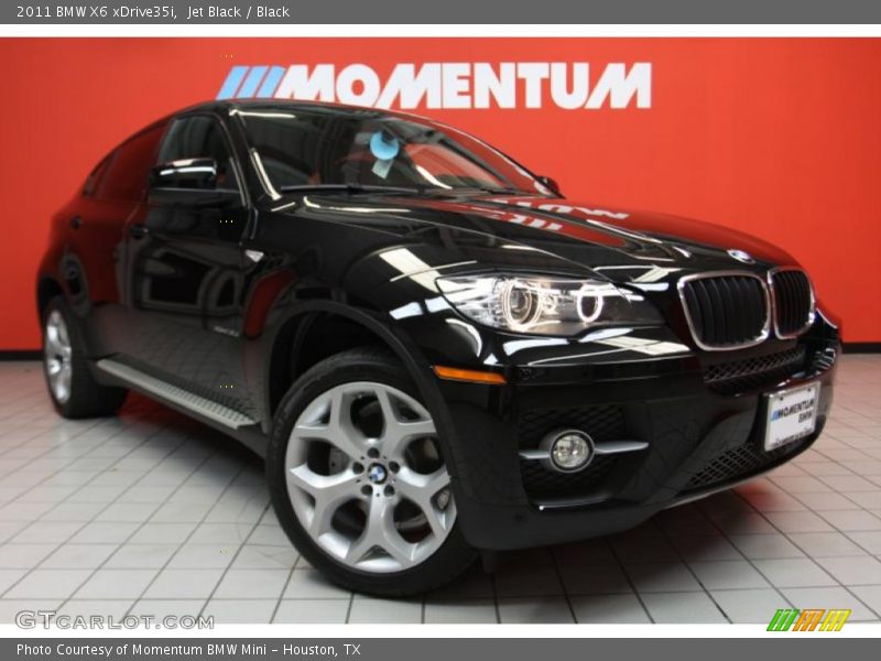 Jet Black / Black 2011 BMW X6 xDrive35i