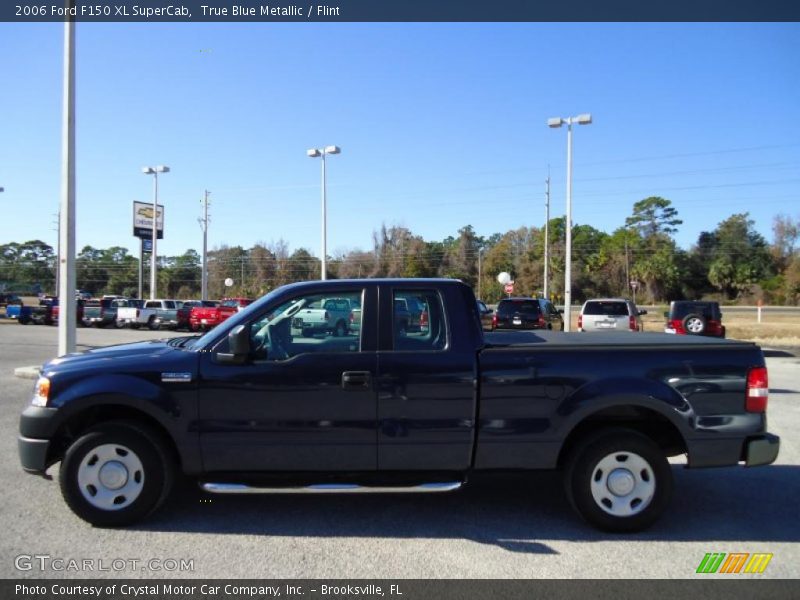 True Blue Metallic / Flint 2006 Ford F150 XL SuperCab