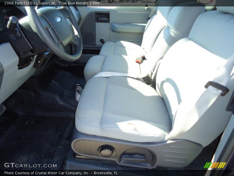 True Blue Metallic / Flint 2006 Ford F150 XL SuperCab