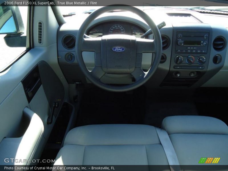 True Blue Metallic / Flint 2006 Ford F150 XL SuperCab