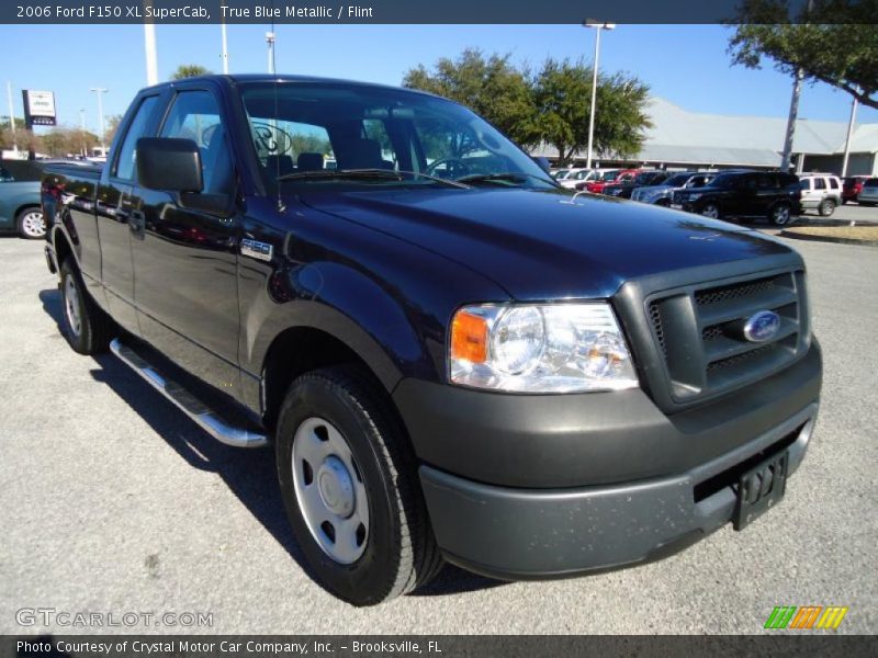True Blue Metallic / Flint 2006 Ford F150 XL SuperCab