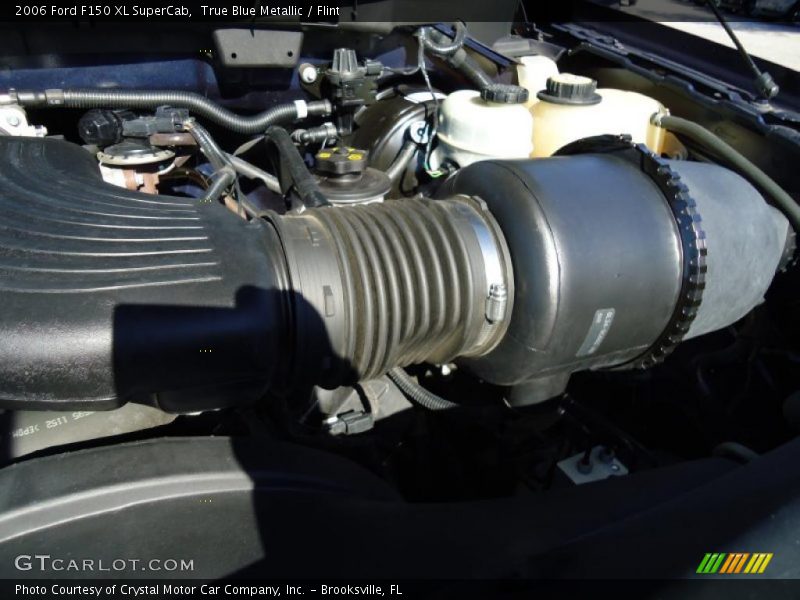 True Blue Metallic / Flint 2006 Ford F150 XL SuperCab