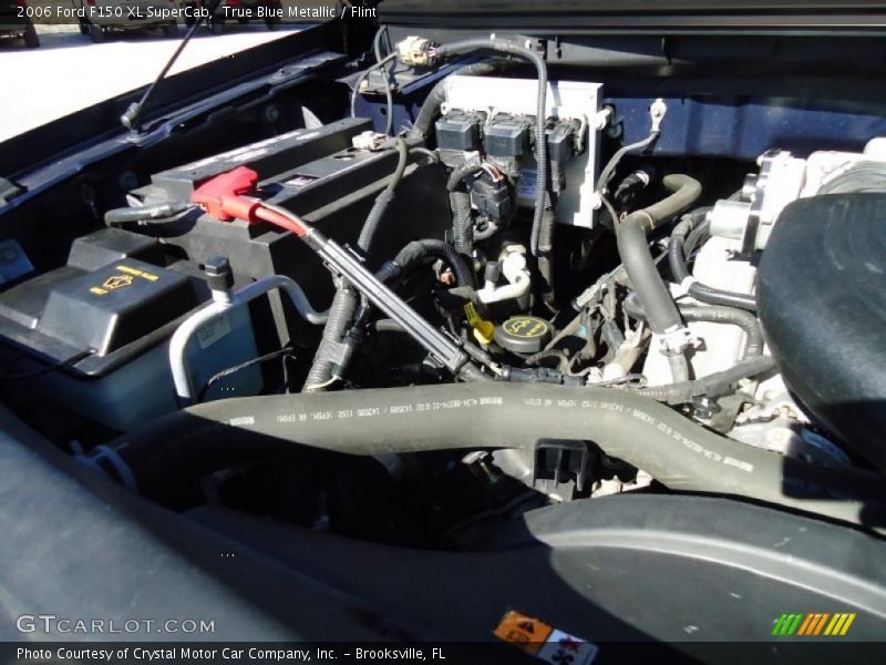True Blue Metallic / Flint 2006 Ford F150 XL SuperCab