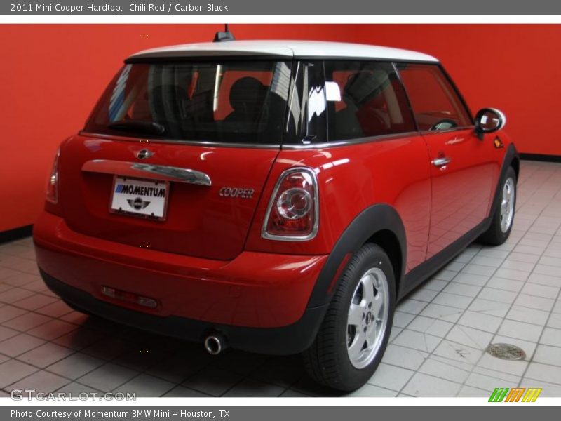 Chili Red / Carbon Black 2011 Mini Cooper Hardtop