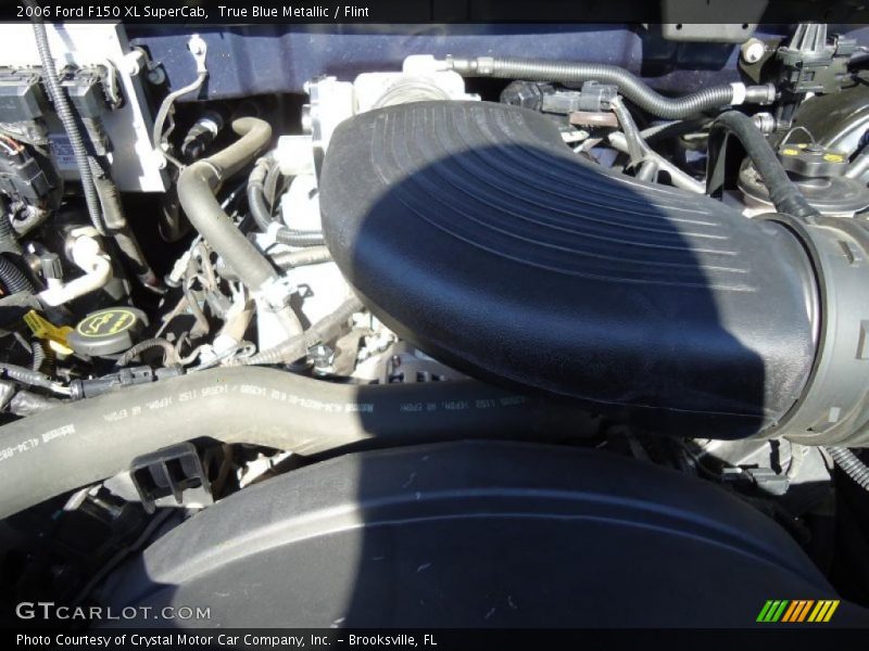 True Blue Metallic / Flint 2006 Ford F150 XL SuperCab