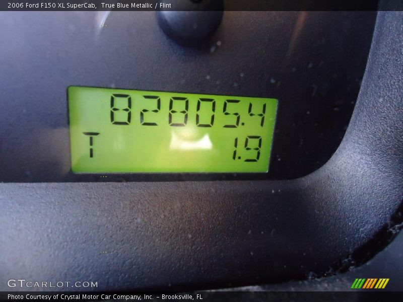 True Blue Metallic / Flint 2006 Ford F150 XL SuperCab