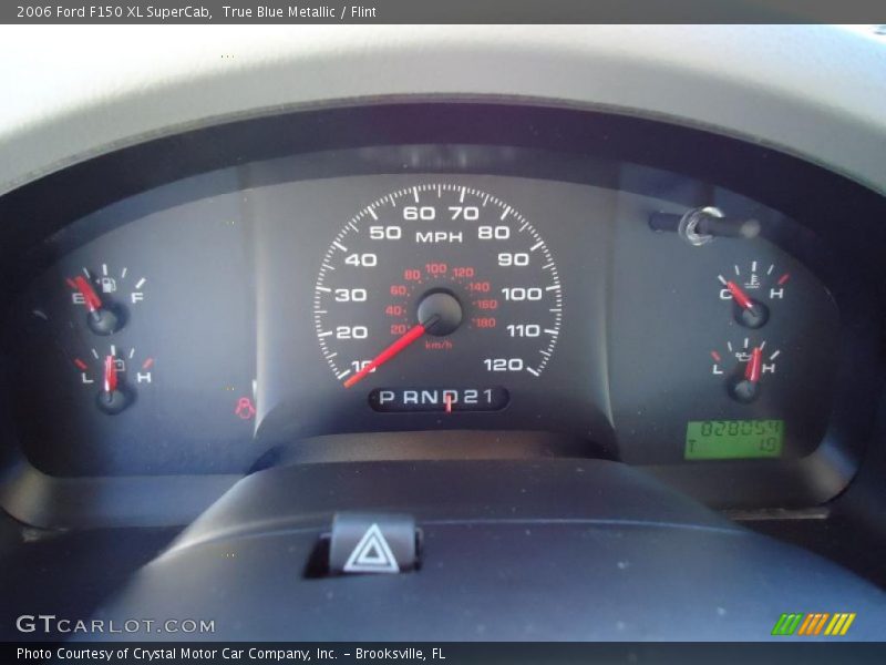 True Blue Metallic / Flint 2006 Ford F150 XL SuperCab