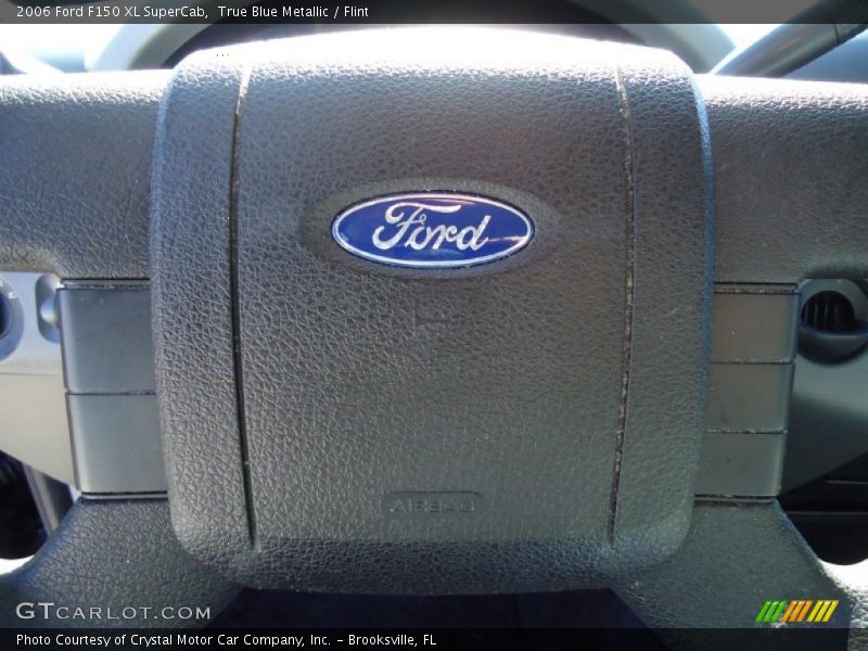 True Blue Metallic / Flint 2006 Ford F150 XL SuperCab
