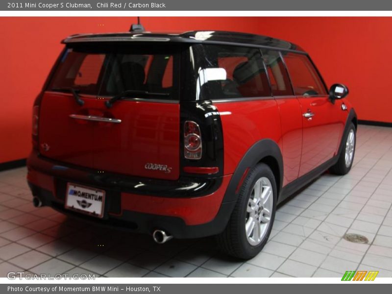 Chili Red / Carbon Black 2011 Mini Cooper S Clubman