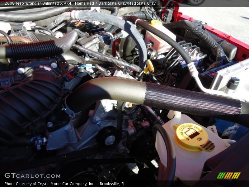 Flame Red / Dark Slate Gray/Med Slate Gray 2008 Jeep Wrangler Unlimited X 4x4