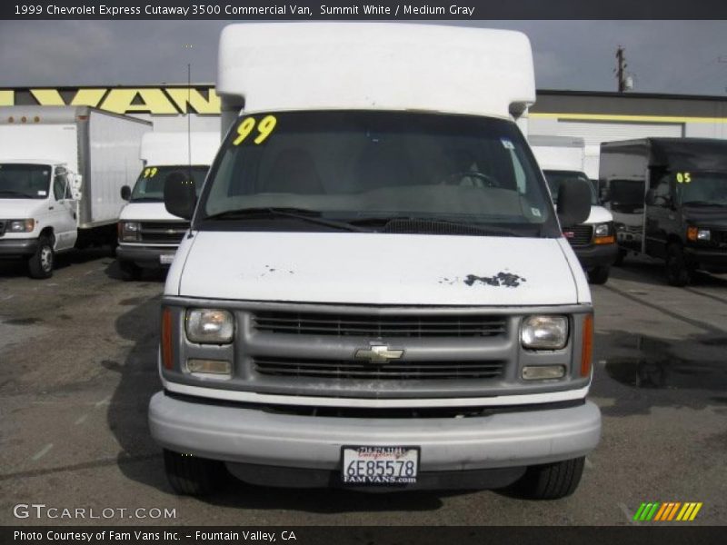 Summit White / Medium Gray 1999 Chevrolet Express Cutaway 3500 Commercial Van