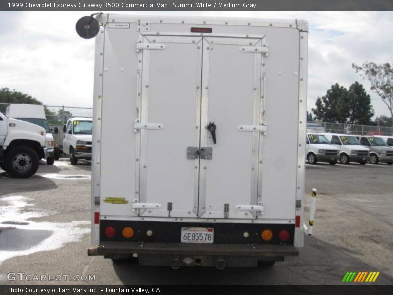 Summit White / Medium Gray 1999 Chevrolet Express Cutaway 3500 Commercial Van