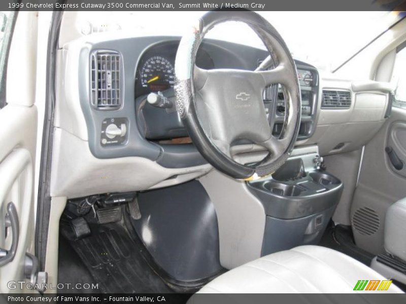 Summit White / Medium Gray 1999 Chevrolet Express Cutaway 3500 Commercial Van
