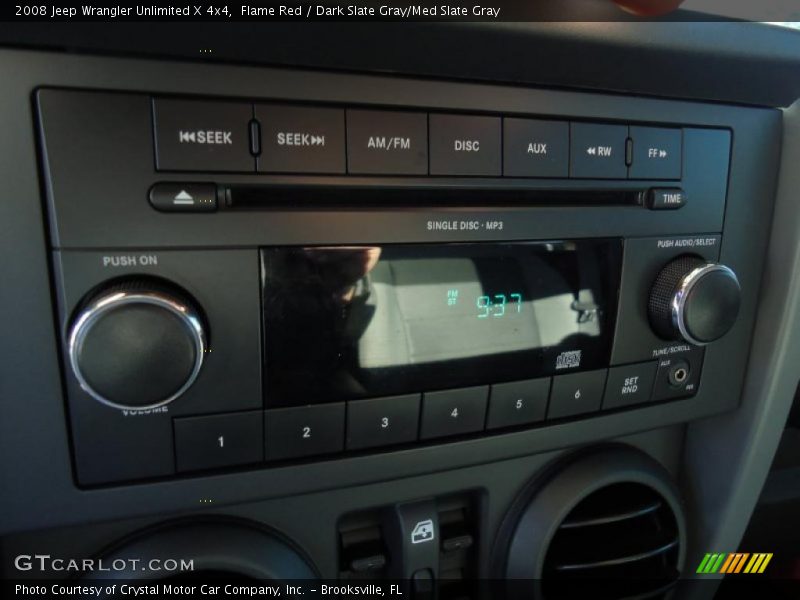 Flame Red / Dark Slate Gray/Med Slate Gray 2008 Jeep Wrangler Unlimited X 4x4
