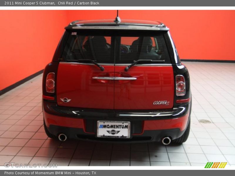 Chili Red / Carbon Black 2011 Mini Cooper S Clubman