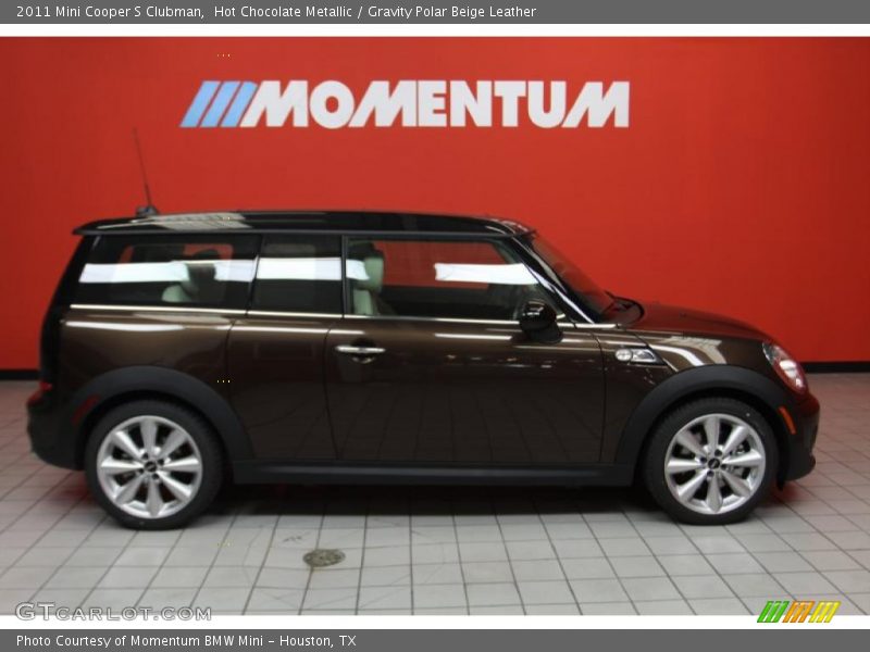 Hot Chocolate Metallic / Gravity Polar Beige Leather 2011 Mini Cooper S Clubman