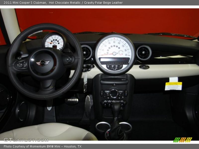 Hot Chocolate Metallic / Gravity Polar Beige Leather 2011 Mini Cooper S Clubman