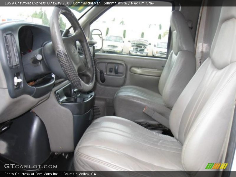 Summit White / Medium Gray 1999 Chevrolet Express Cutaway 3500 Commercial Van