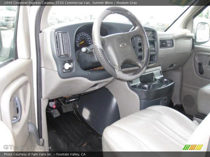 Summit White / Medium Gray 1999 Chevrolet Express Cutaway 3500 Commercial Van
