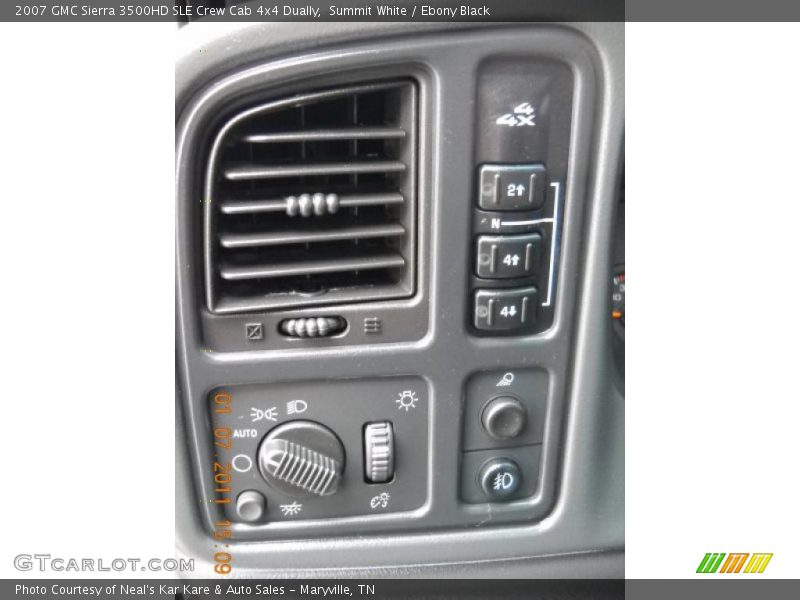 Summit White / Ebony Black 2007 GMC Sierra 3500HD SLE Crew Cab 4x4 Dually