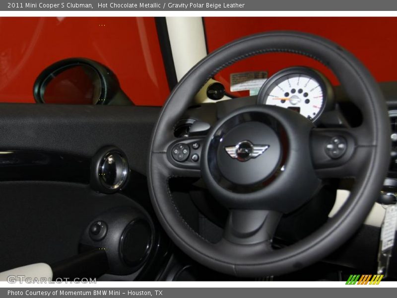 Hot Chocolate Metallic / Gravity Polar Beige Leather 2011 Mini Cooper S Clubman