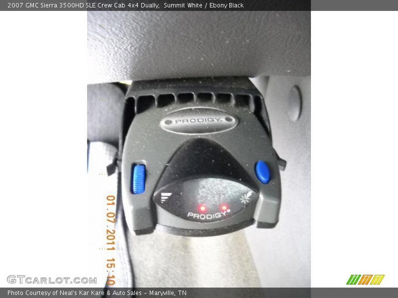 Summit White / Ebony Black 2007 GMC Sierra 3500HD SLE Crew Cab 4x4 Dually