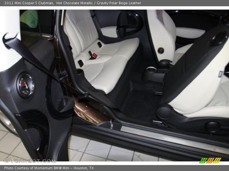 Hot Chocolate Metallic / Gravity Polar Beige Leather 2011 Mini Cooper S Clubman