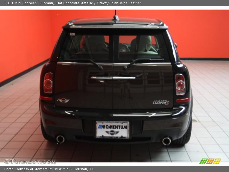 Hot Chocolate Metallic / Gravity Polar Beige Leather 2011 Mini Cooper S Clubman