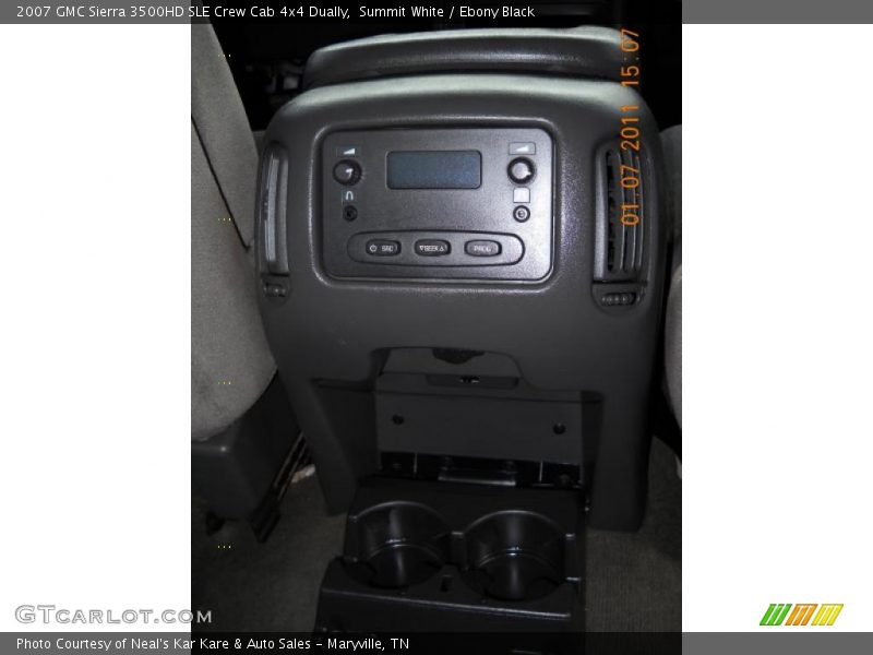 Summit White / Ebony Black 2007 GMC Sierra 3500HD SLE Crew Cab 4x4 Dually