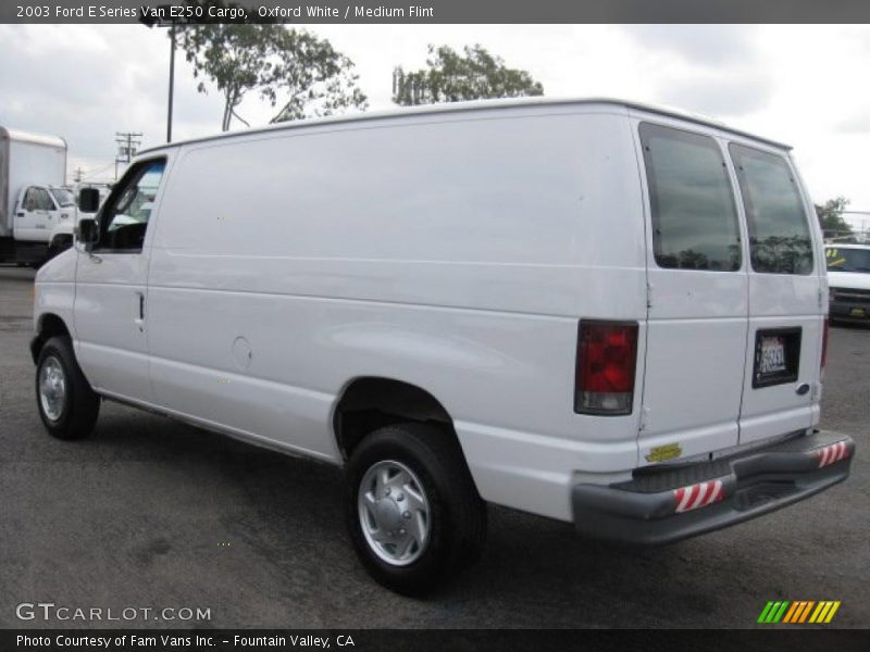 Oxford White / Medium Flint 2003 Ford E Series Van E250 Cargo