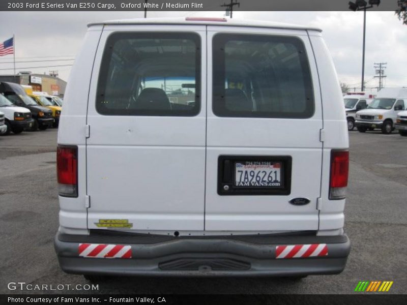 Oxford White / Medium Flint 2003 Ford E Series Van E250 Cargo